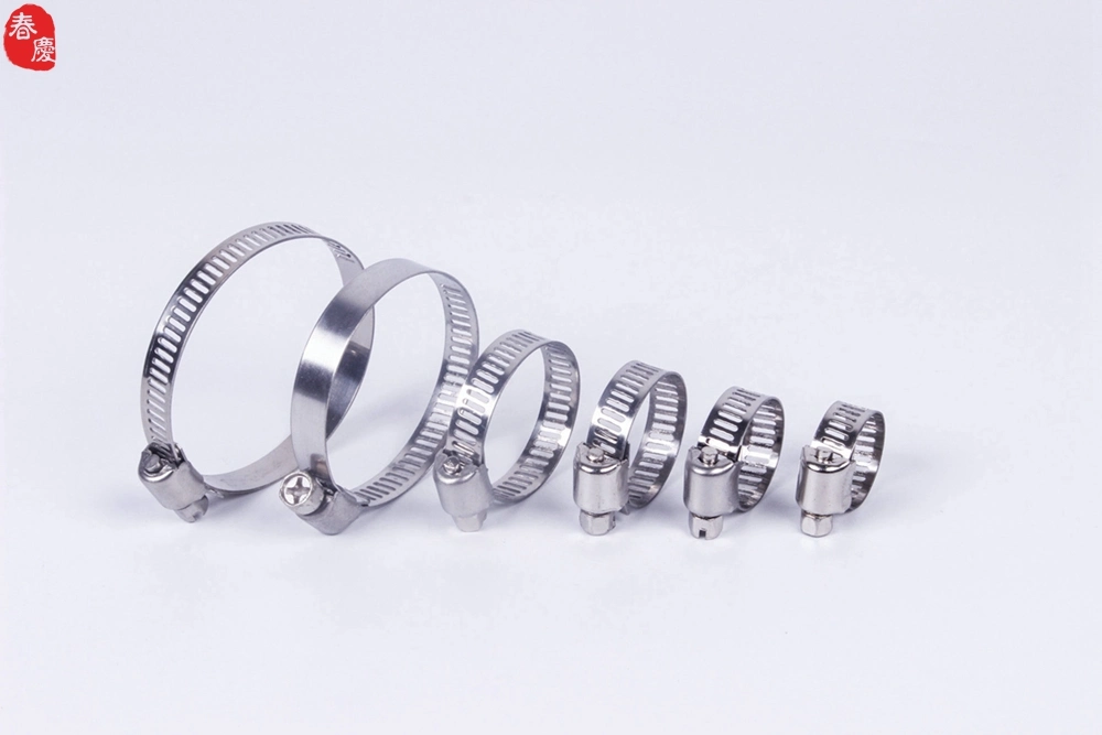 Stainless Steel Single Ear Stepless Hose Clamp